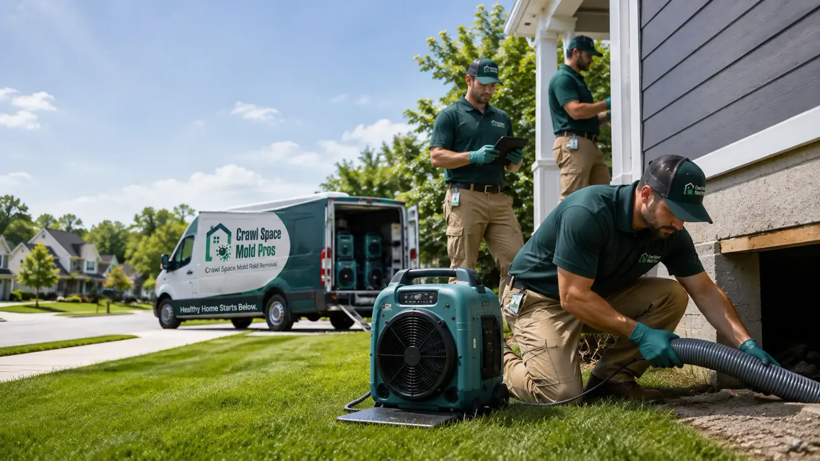 Crawl Space Mold Removal in Burnside, PA